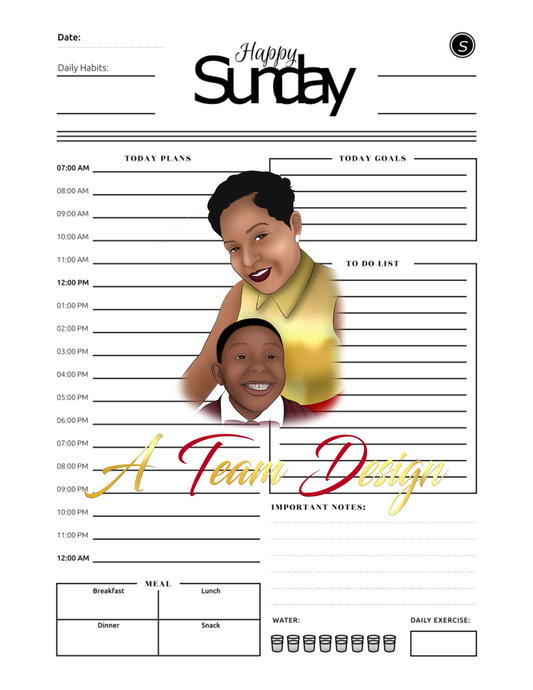 Daily Organization Pages