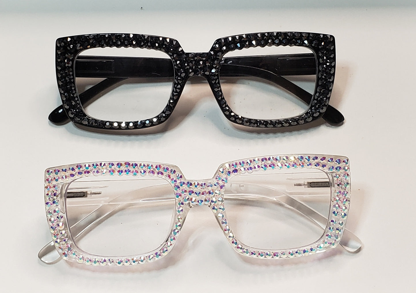 Oversized Square Bling Glasses