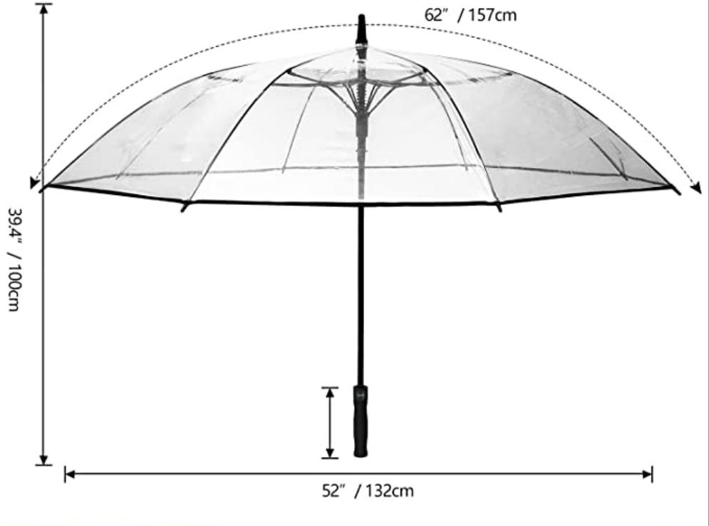 Clear Golf Umbrella