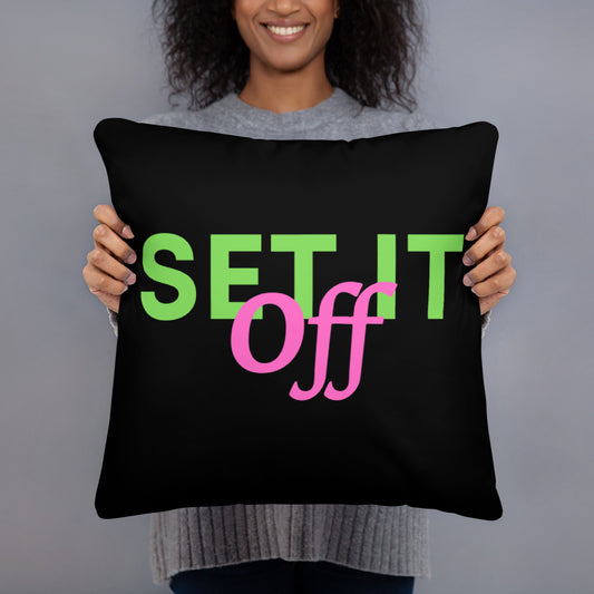 Set it off Pillow